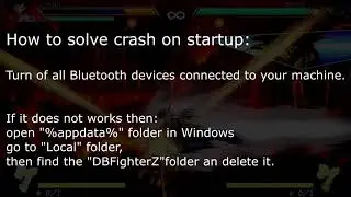 DragonBall FighterZ - How to solve crash on startup (Crashing bug SOLUTIONS - PC)