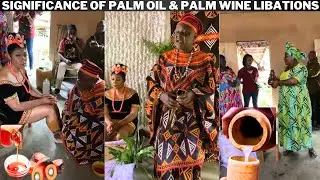 Typical Bamenda-Bafut Traditional Wedding || Significance of Libations of Palm Oil and Palm Wine