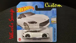 Hotwheels Nissan Proto Z Wheels Swap Custom Real Riders 2022