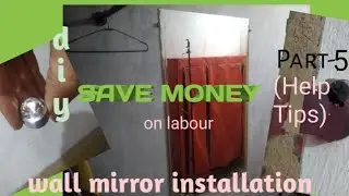 How to fix wall mirror| Help tips.