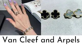 VAN CLEEF AND ARPELS SHOPPING VLOG | VCA Perlee sweet clover bracelet and ring