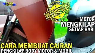 CARA MEMBUAT PENGKILAP PREMIUM BODY MOTOR DAN MOBIL SENDIRI || Nano Ceramic Coating || Glaze Coating