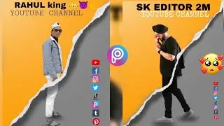 picsArt half color and black & white effect picsArt editing||tutorial|| skeditor2m #picsartediting