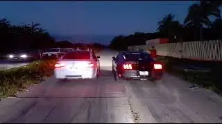 BMW M3 "Casper" vs Mustang 5.0 con problemas de tracción