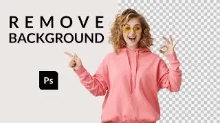 Effortless Background Removal & Hair Cutting with Select & Mask | Adobe Photoshop Tutorial