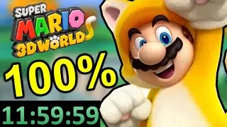 Can I 100% Super Mario 3D World in 12 HOURS?