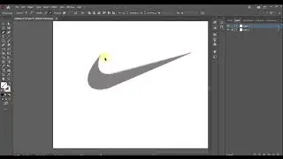 How to create the Nike Logo in Adobe Illustrator || Nike Logo Design || Adobe Illustrator