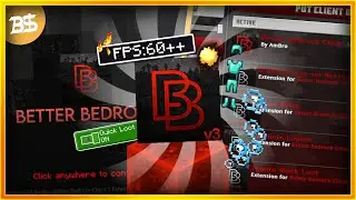 RILIS!! Client For Mcpe 1.18(Fps Boost, Quick Loot, Better Ui and More!!) Better Bedrock V3