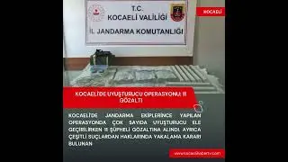 Kocaeli'de Büyük Uyuşturucu Operasyonu! 11 Şüpheli Gözaltında! 🚨💊