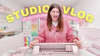 STUDIO VLOG - Je découvre la Cameo 5 et shooting photo pour des ateliers de scrapbooking à Rouen