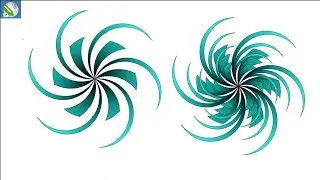 3d circle design logo tutorial for beginners in CorelDraw #coreldesign #tutorial