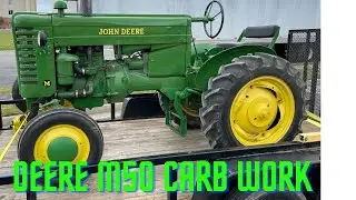 John Deere M50 carb rebuild How To