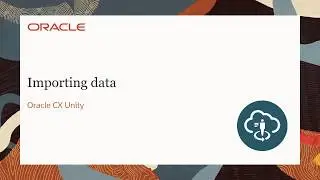 CX Unity - Importing data