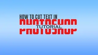 How To Slice Text In Photoshop - T-Shirt Design Tutorial