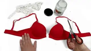 MADE A NEW USEFUL THING FROM AN OLD BRA! AMAZING RECYCLING! Part 3