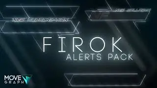 💯 Animated Alerts Notification with Sound for Twitch • WHITE pack