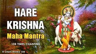 Hare Krishna Maha Mantra | हरे कृष्ण मंत्र | Brings Immense Joy & Happiness | 108 Times