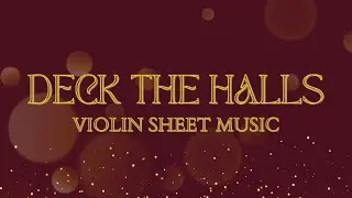 🎄 VIOLIN • How to play Deck the Halls | easy Christmas sheet music