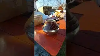 Курочка в афганском казане с булгуром