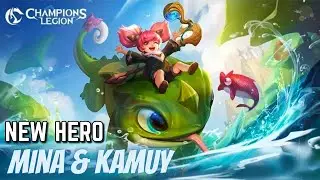 Mina & Kamuy - New Hero Overview | Tank/Support | Champions Legion