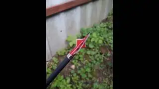 Случайный тест китайского броадхеда по металлу. Копия броадхеда Carbon Express ХТ - 4