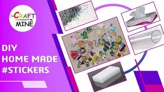DIY Homemade #Stickers ll How to make homemade #Stickers?