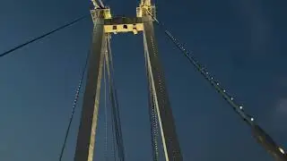Мост на остров Татышев в Красноярске