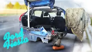 КУЗОВНОЙ РЕМОНТ Ford Fiesta. УДАР В ЗАД. TOTAL BODY REPAIR. Ремонт после ДТП