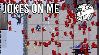 This vampire survivors adventure massively trolled me