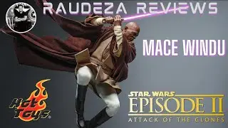Mace Windu  Star Wars Episode II Attcak of The Clones Hot Toys 1:6 Scale Figure Review