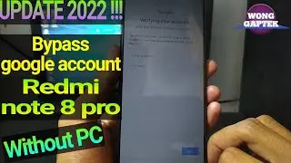 Frp Bypass Redmi Note 8 Pro || bypass frp google account redmi note 8 pro