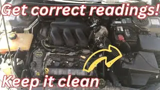 mazda 6 mass air flow sensor cleaning