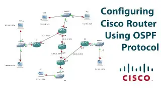 3 steps of configuring cisco router using OSPF protocol | GNS3