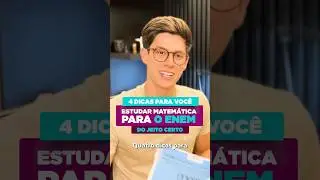 4 Dicas para matemática do ENEM #matematica #enem #dica #dicadeestudo