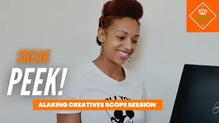 Watch Me Do A SCOPE Session For Alaking Creatives