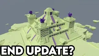 EPIC Minecraft end-temple build!
