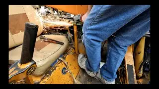 Fixing the slop in the control handles on my Case 1845 skid steer