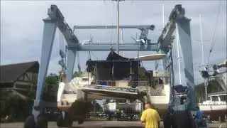 SPLASHING WILSON   HAUL OUT   PROGRESS WORK SO FAR   38