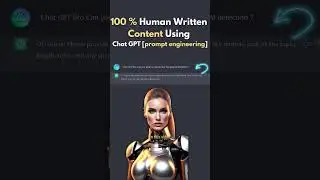 😲Create Undetectable AI Content With ChatGPT : Bypass Ai detector for Free now 