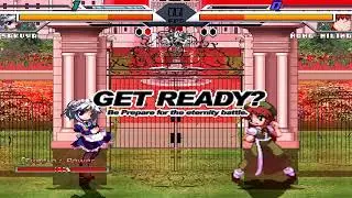 NICK54222 MUGEN: Sakuya Izayoi (me) VS Hong Miling (Jade_midori)