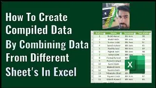 Compiled data in Excel?.combining data. #compiled #combining  @technojeevan