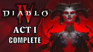 DIABLO 4 Walkthrough Full Act 1 Gameplay | No Commentary | Max Settings