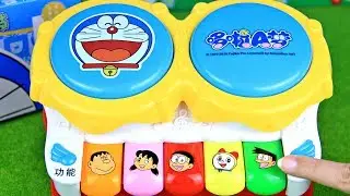 Doraemon Piano and Drum music instrument 2 in 1 【 GiftWhat 】