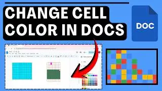 How To Change Cell Background Color In Google Docs