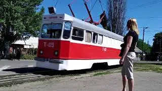 Про трамвай МТВ-82 (Т-09).Донецк.