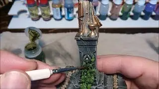 How to paint a Warcry Corpsewrack / Sigmarite Mausoleum / Garden of Morr : The Statue