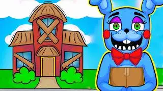 Toy Bonnie Gets A NEW HOUSE In Minecraft FNAF