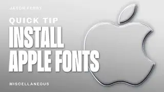 How To Install Apple Fonts On Windows PC