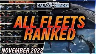 ALL SWGOH FLEETS RANKED (November 2022)
