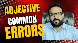 Adjective Common Errors and Rules #englishidioms #grammar #adjective